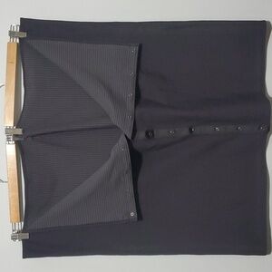 Lululemon accessory women's sz 60x28 shawl scarf / workout wrap black gr…